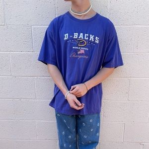 Vintage Diamondbacks World Series Embroidered Tee